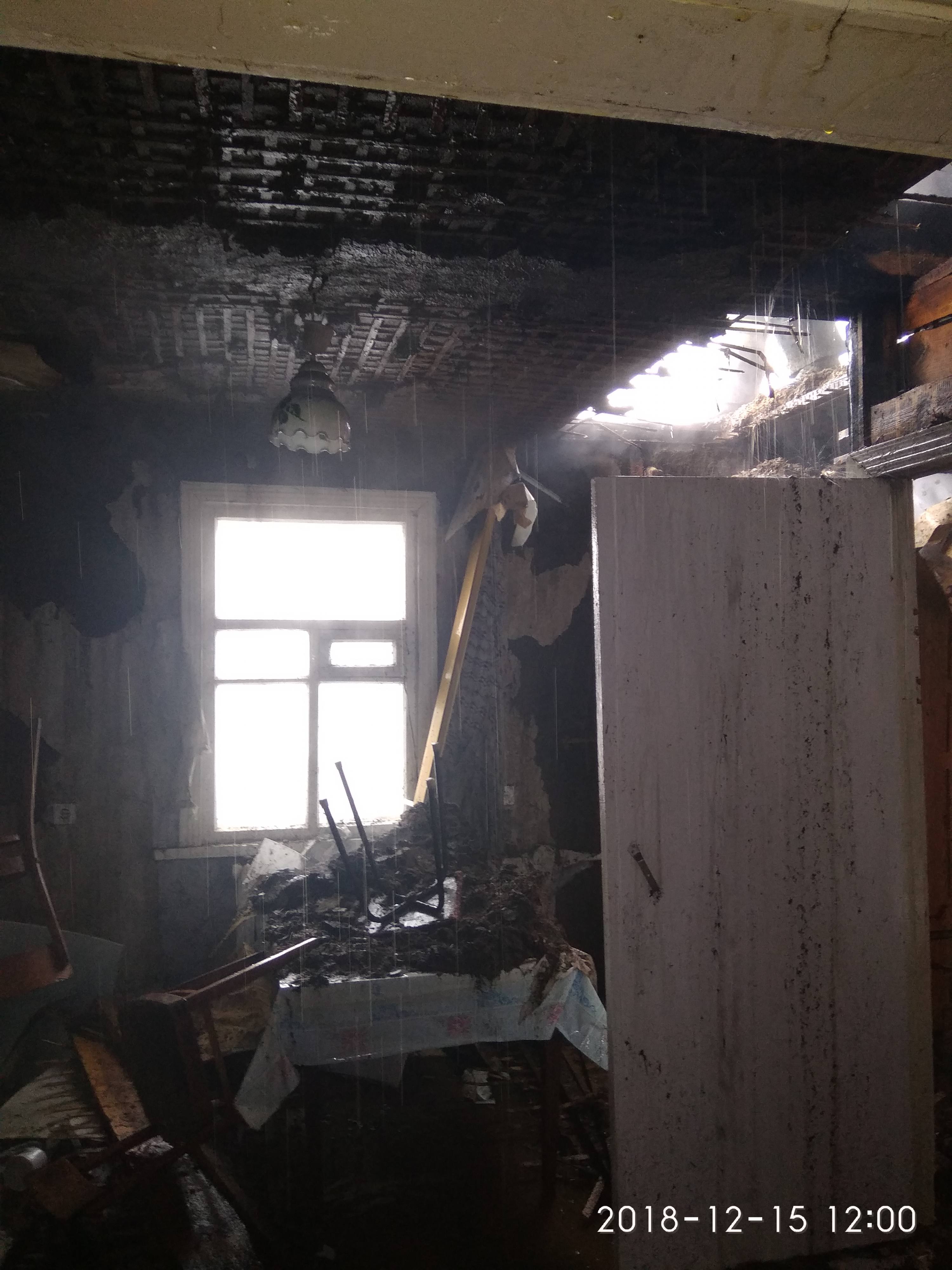 Восстановление дома после пожара