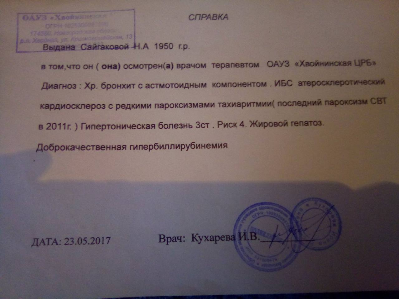 Помогите пенсионерке инвалиду