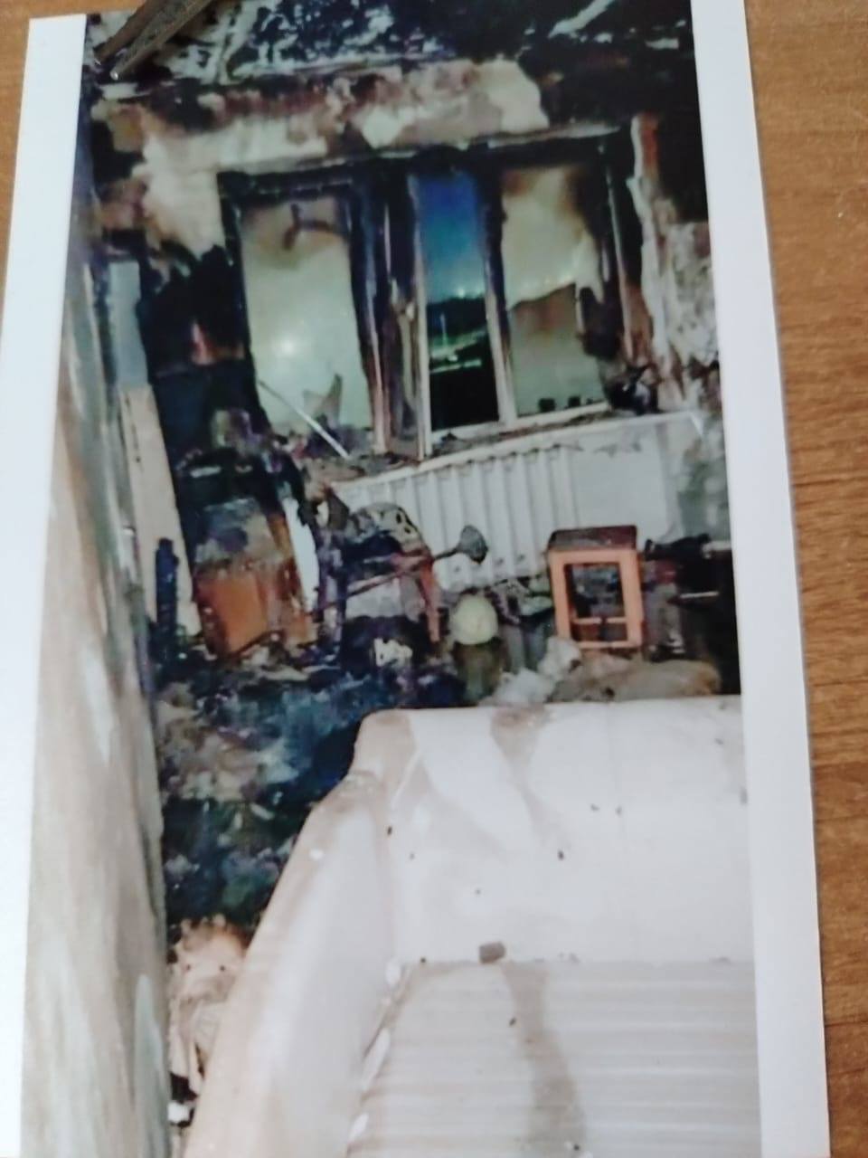 Сгорела квартира