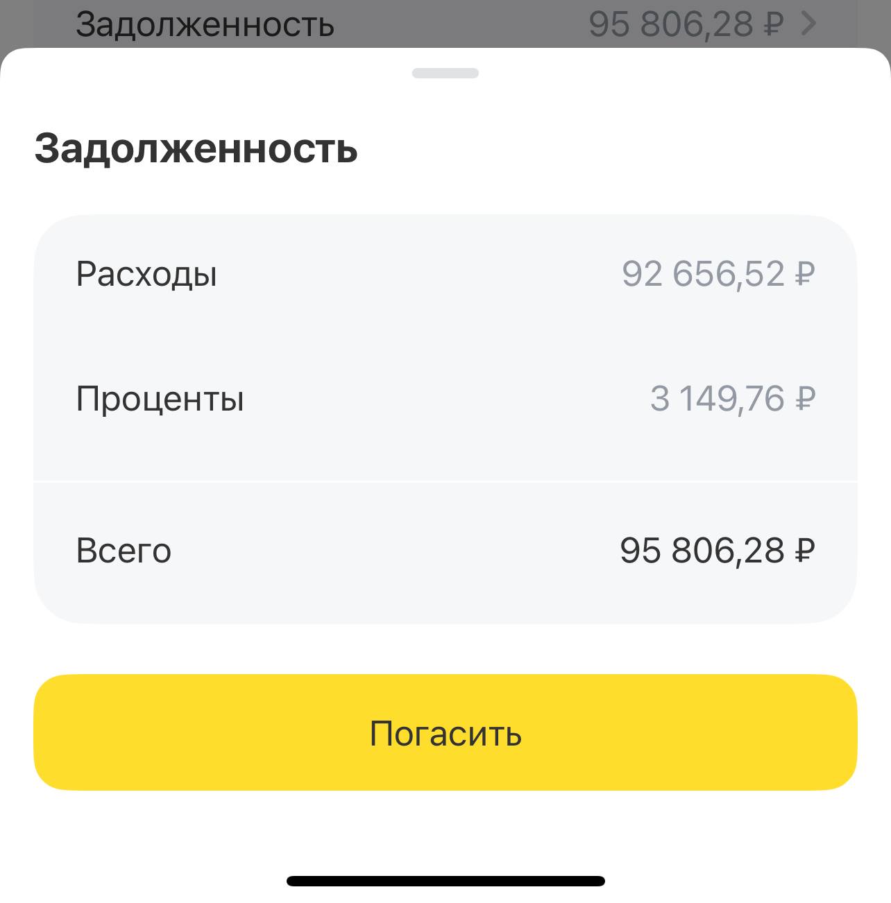 Помогите погасить долго на сумму 150 тыс
