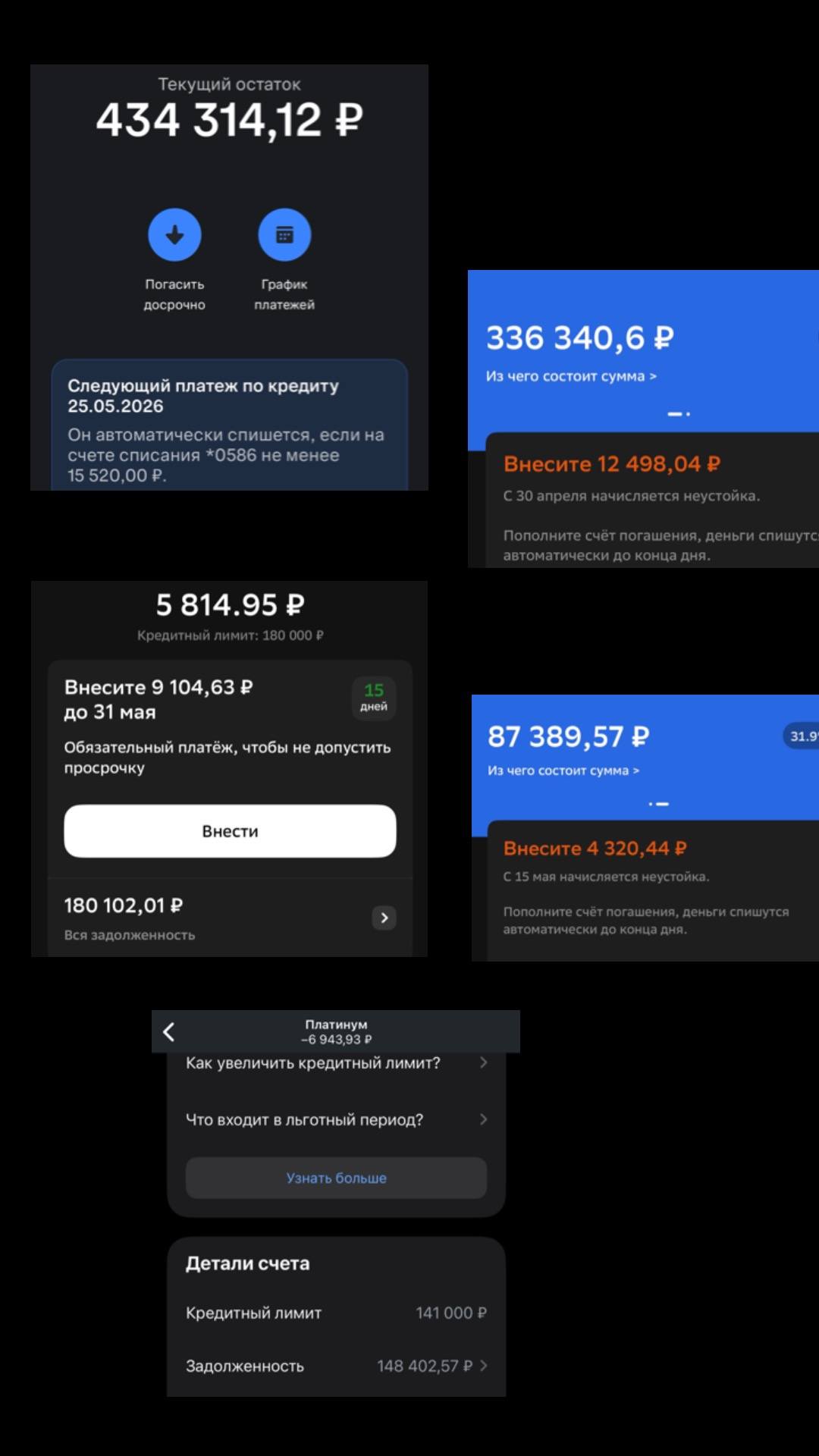 Оплата кредитных обязательств