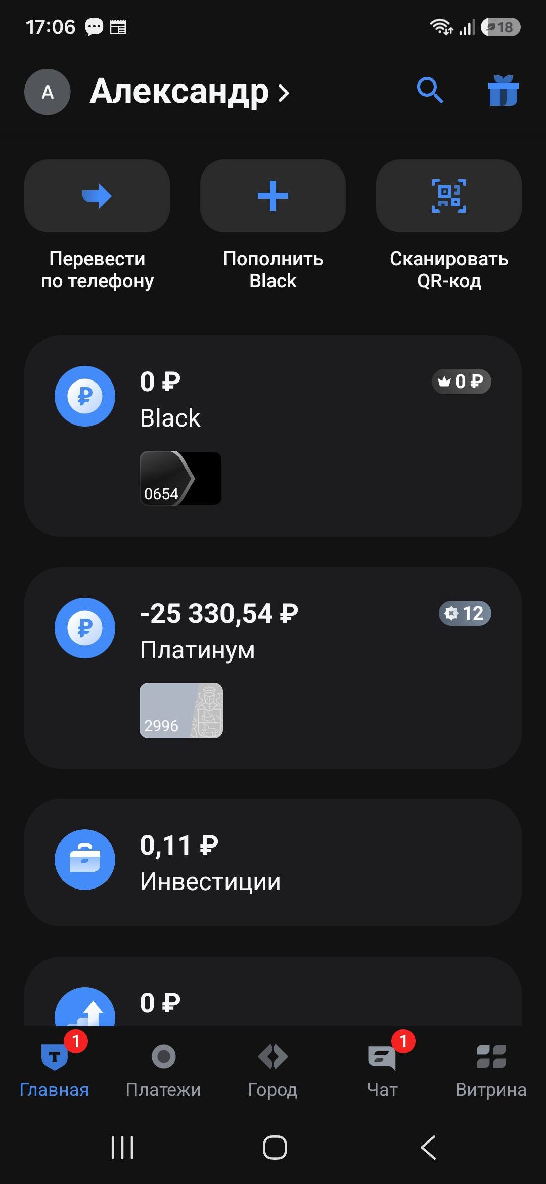 Минус по кредиту